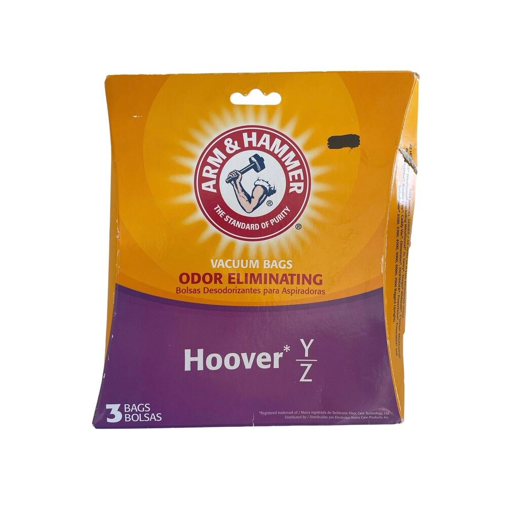 ARM & HAMMER HOOVER Odor Eliminating Vacuum Bags Y/Z 2 Pack